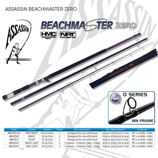 Assassin Beachmaster ZERO 4.27 m Heavy Cast – 198–255 g