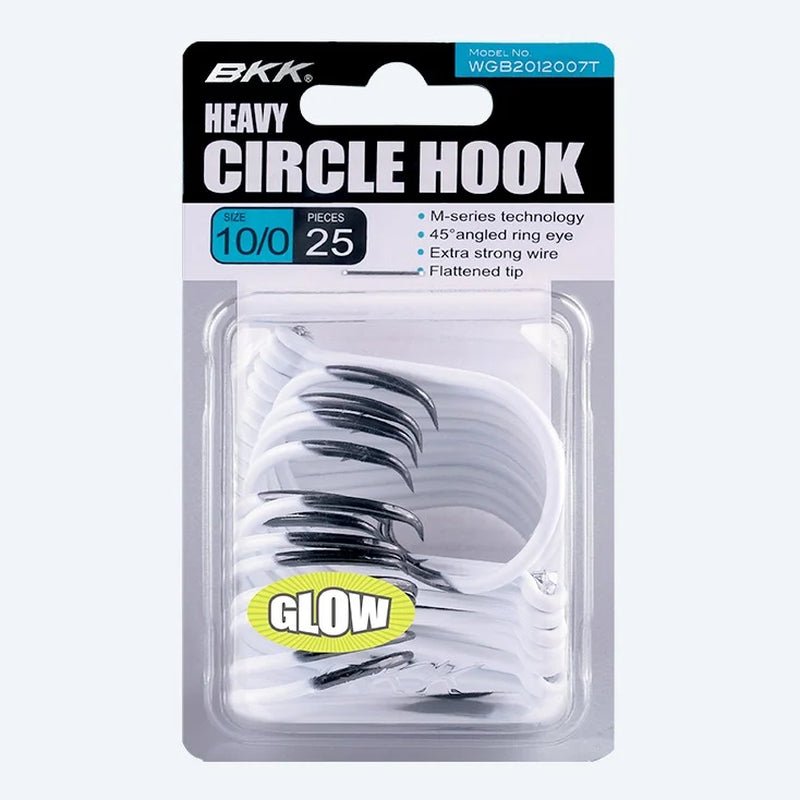 BKK Glow Circle Hooks – 25 Pack