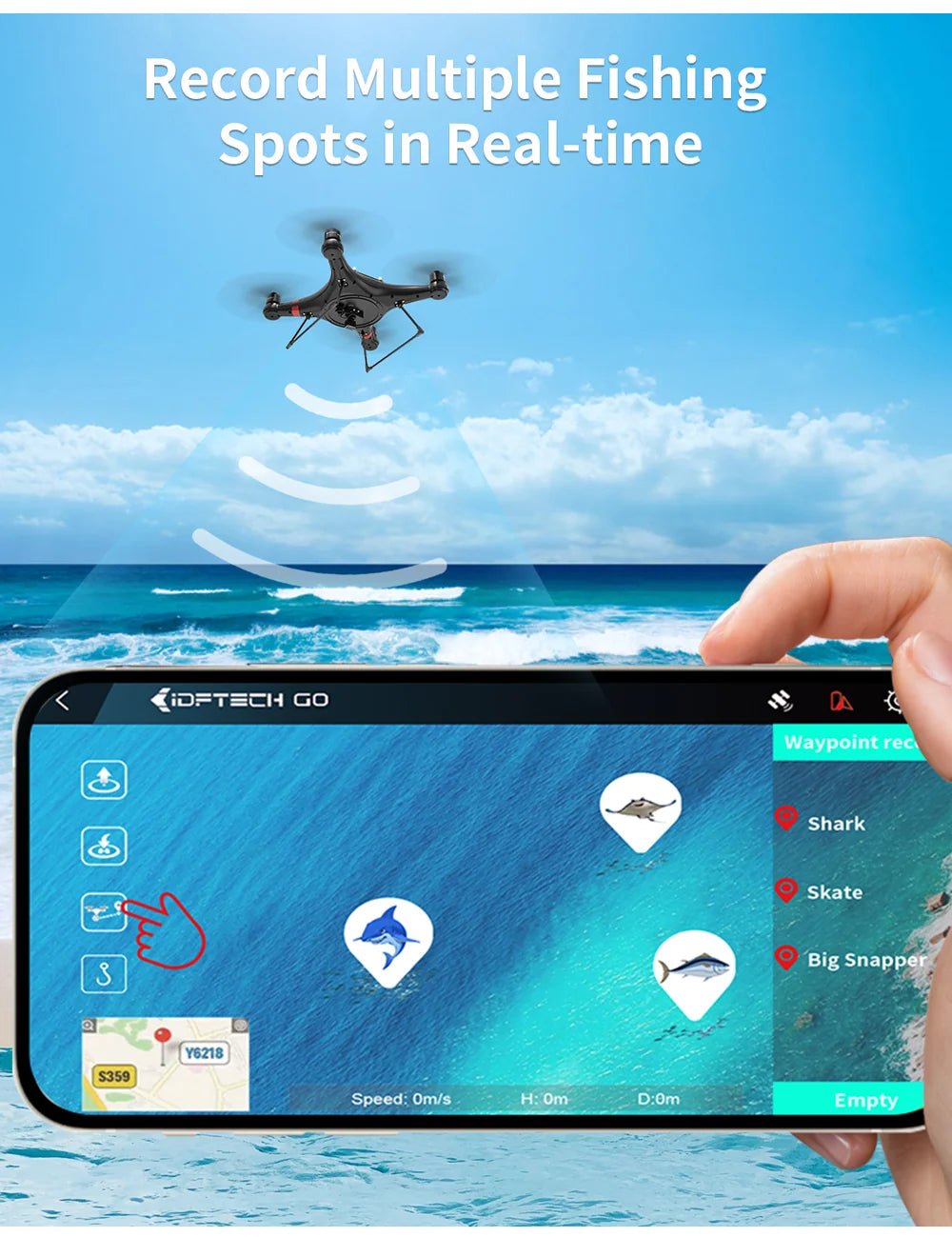IDFTECH Poseidon Pro II Fishing Drone – product detail 11
