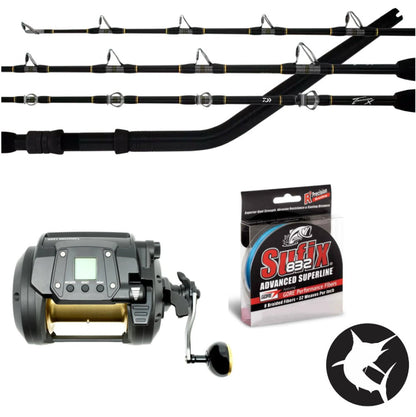 Daiwa TANACOM X deep-drop electric reel rod combo