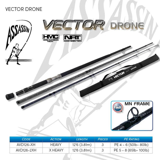 Assassin Vector Drone 3.81 m Rod