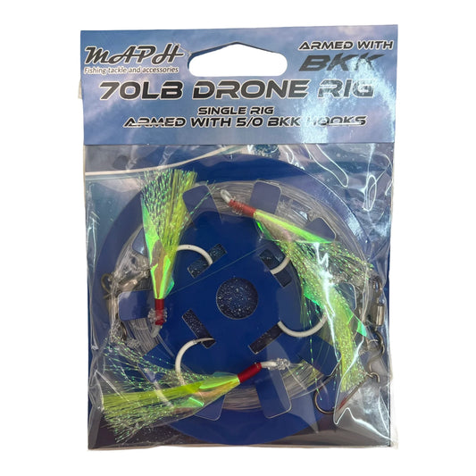 Maph Drone Fishing Rig 5/0 – Kona Glow Circle Hooks