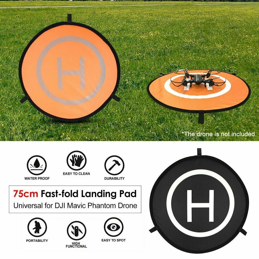 Foldable Drone Landing Pad – 55 cm, 75 cm or 110 cm
