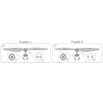 SwellPro Fisherman MAX propeller mount installation diagram